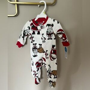 3 Month old, Santa and cookies pajamas